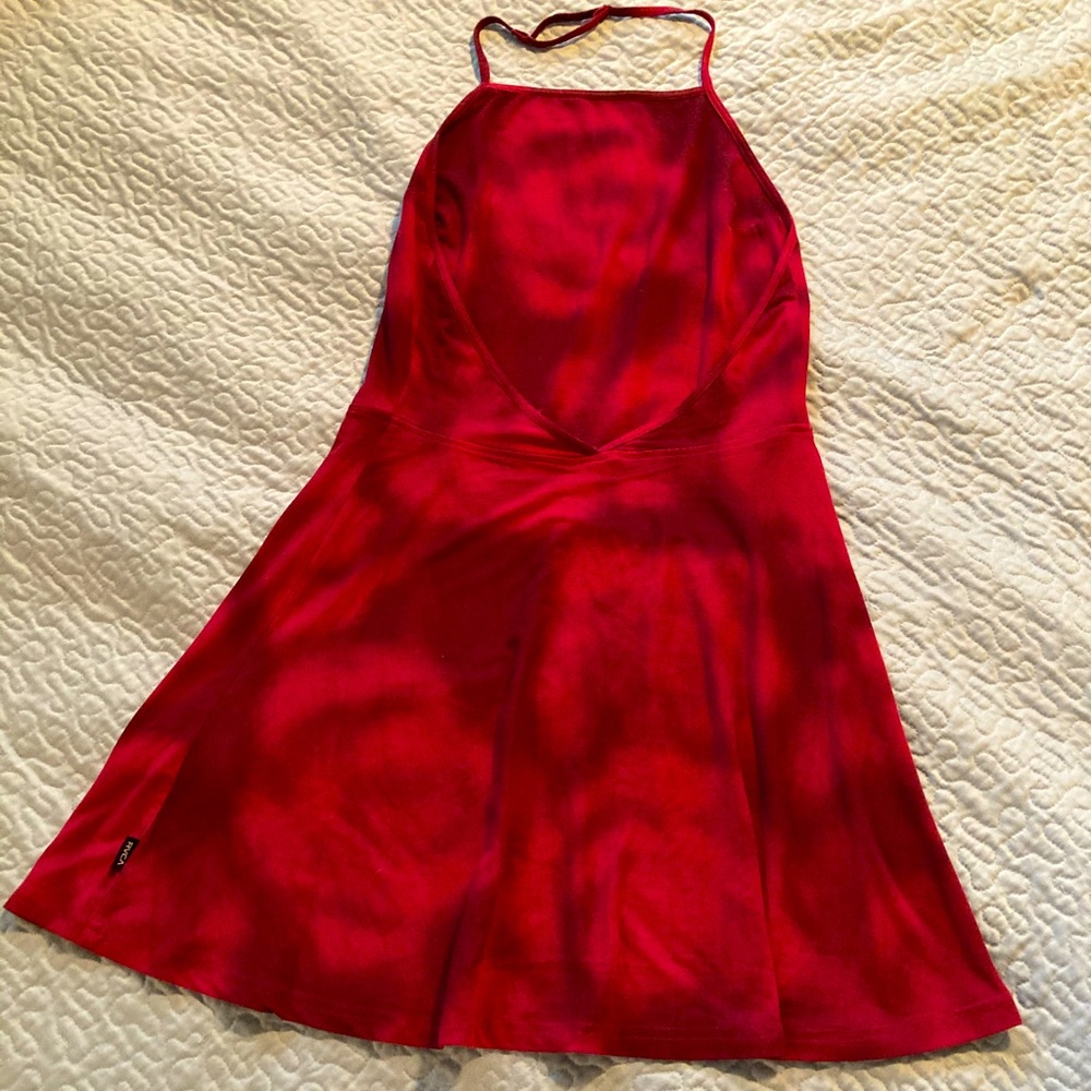 Pink/Red RVCA mini dress SZ Small - Picture 2 of 6